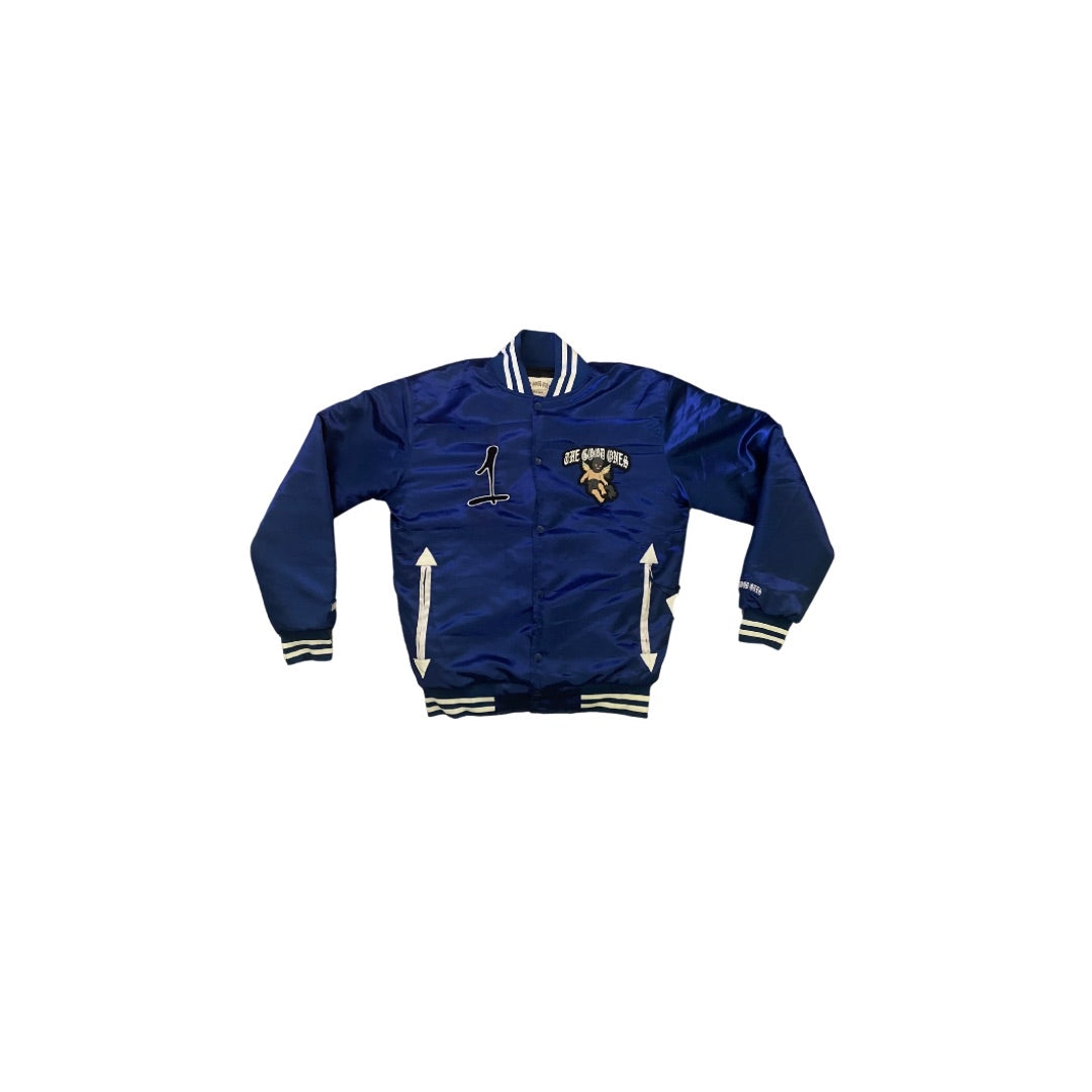 The Good Ones Satin Varsity Jacket