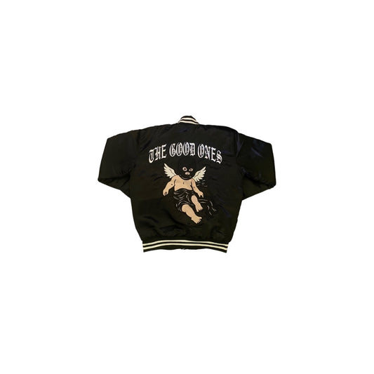 The Good Ones Satin Varsity Jacket