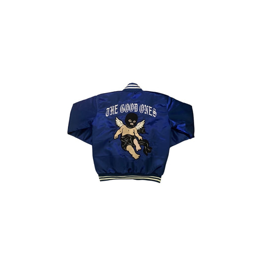 The Good Ones Satin Varsity Jacket